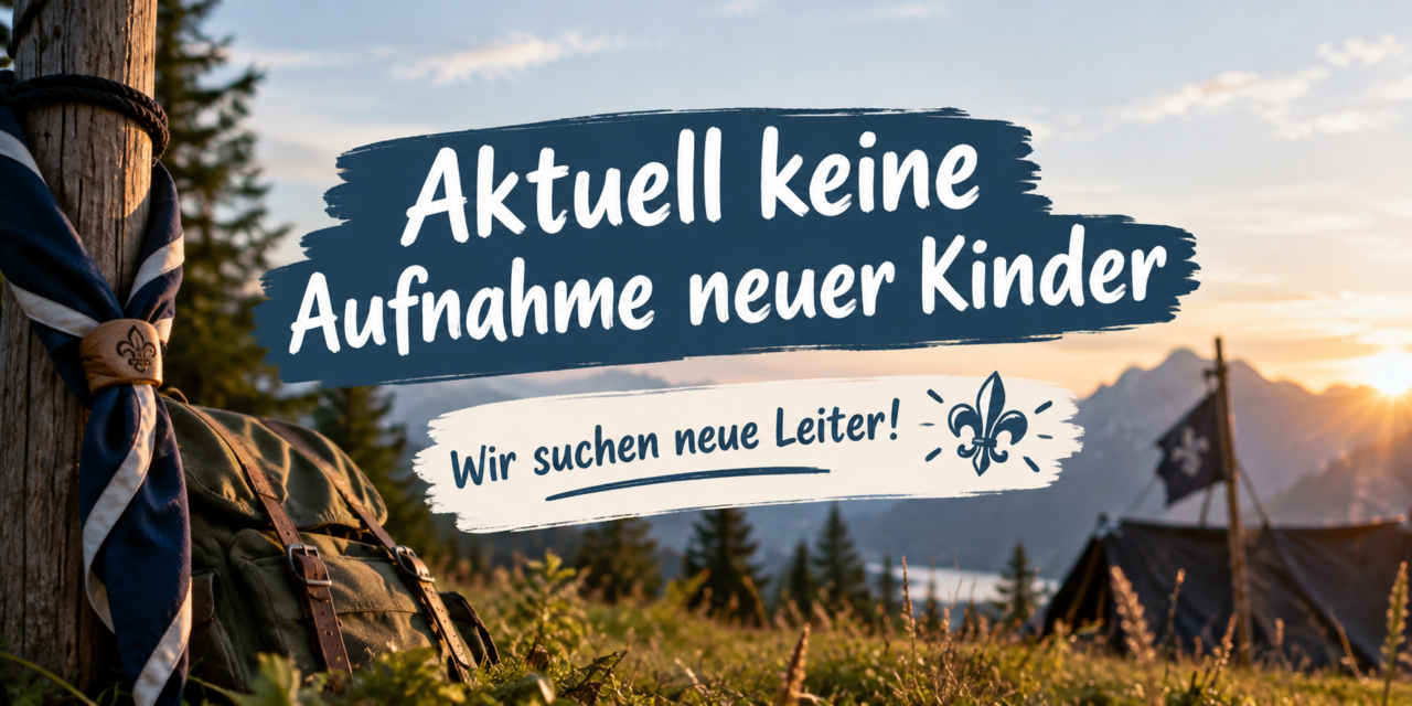 Aktuell keine Aufnahme neuer Kinder. Wir suchen neue Leiter!